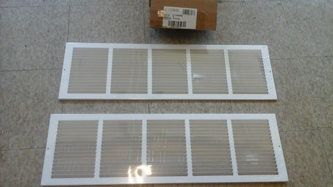 3 AIRMATE (Selkirk) 01113008CW 30" x 8" 170 White Stamped Fixed Face Return AIR-Mega Mart Warehouse-Ultimate Unclaimed Freight Buyer and Seller Specialists