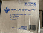 PRIME SOURCE Esim Bag LDPE 2 Mil Medium Clear 76000429 - 10" x 16" - 1500/Case