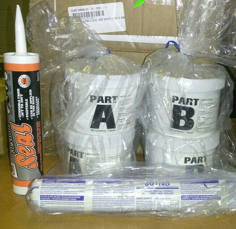 NEW FLEXIBLE SEAL AND EPOXY PART A AND B KIT-Mega Mart Warehouse-Ultimate Unclaimed Freight Buyer and Seller Specialists