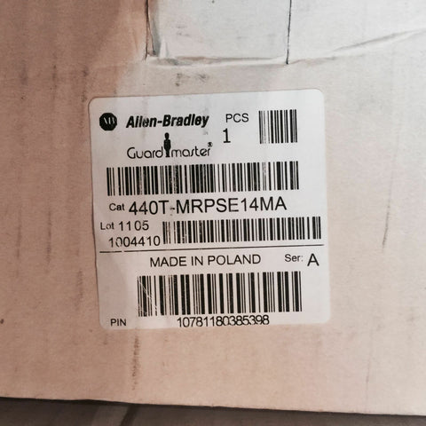 Allen-Bradley GUARD MASTER 440T-MRPSE14MA-Mega Mart Warehouse-Ultimate Unclaimed Freight Buyer and Seller Specialists
