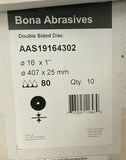 Bona Abrasives DOUBLE SIDED, 6 Inch, 80 Grit, AAS19164302, Pack of 10-Mega Mart Warehouse