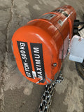 NEW CM 1-TON SINGLE PHASE LODESTAR ELECTRIC CHAIN HOIST