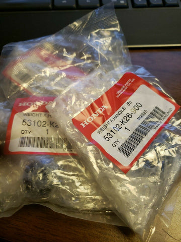 (3 PC LOT) HONDA GROM 125 MOTORCYCLE HANDLEBAR BAR END WEIGHT 53102-K26-900-Mega Mart Warehouse-Ultimate Unclaimed Freight Buyer and Seller Specialists