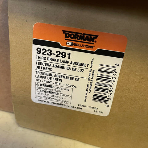 NEW Center High Mount Stop Light Dorman 923-291