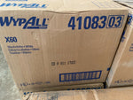 NEW WypAll 41083 X60 Cloths, 1/4 Fold, 12 1/2 x 10, White, 70 per Pack Case of 8-Mega Mart Warehouse-Ultimate Unclaimed Freight Buyer and Seller Specialists