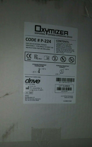 (1 CASE OF 24) Oxymizer Pendant Model Disposable Oxygen-Conserving Devices P-224-Mega Mart Warehouse
