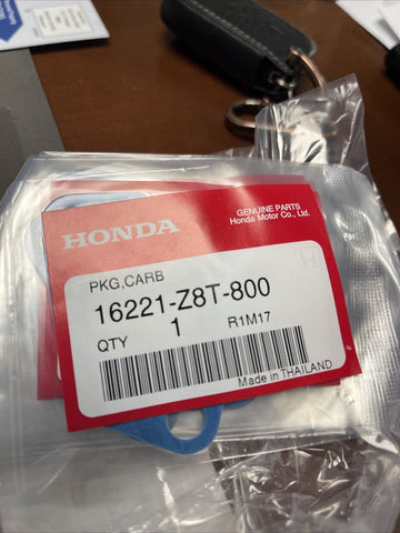 (5 PC LOT) Honda 16221-Z8T-000 Package, Carburetor Gasket *FREE SHIPPING*