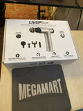 BRAND NEW  LIVUP GUN  LU-MO1-SV   PROFFESSIONAL DEEP MUSCLE BODY MASSAGE GUN