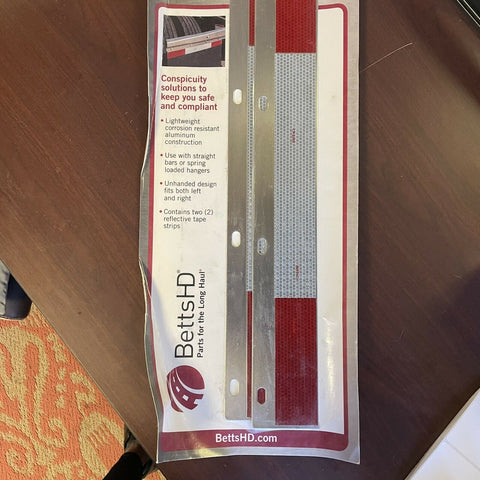 Betts HD RT14 Reflective Tape Strips 1 Pair  Aluminum Trucking Corrosion Resist