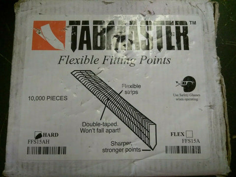 NEW TABMASTER FLEXIBLE FITTING POINTS FFS15AH BOX OF 10,000 PIECES-Mega Mart Warehouse-Ultimate Unclaimed Freight Buyer and Seller Specialists