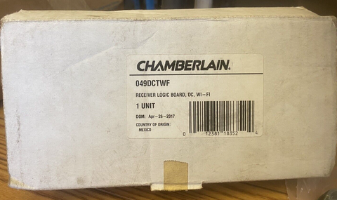 BRAND NEW CHAMBELAIN RECIEVER LOGIC BOARD 049DCTWF      1000 007 198  LIFTMASTER