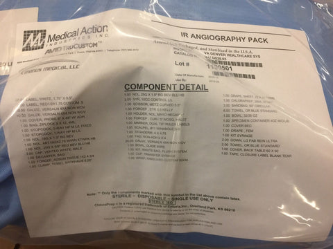 AVID Manus Medical –VALD028-03 IR ANGIOGRAPHY PACK (3 PACKS)-Mega Mart Warehouse-Ultimate Unclaimed Freight Buyer and Seller Specialists