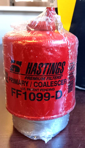 HASTINGS FF1099-D PRIMARY FUEL AND WATER COALESCER FILTER (FREE SHIPPING)