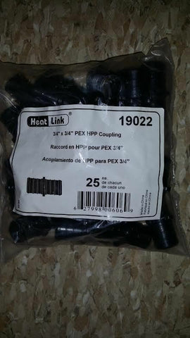 NEW OEM HEAT LINK 3/4" X 3/4" PEX HPP COUPLING 19022 (75PCS FOR 29.99)-Mega Mart Warehouse-Ultimate Unclaimed Freight Buyer and Seller Specialists