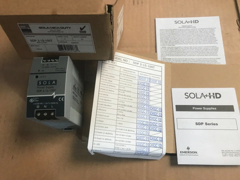 NEW Sola Hevi-Duty SDP 3-15-100T 15 VDC 3.4 Amp Power Supply SDP315100T-Mega Mart Warehouse-Ultimate Unclaimed Freight Buyer and Seller Specialists