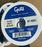 6 NEW Primary Wire Grote Industries 87-8001 ,6 X 100 FT = 600FT-Mega Mart Warehouse-Ultimate Unclaimed Freight Buyer and Seller Specialists
