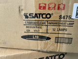 Satco 04752 - 175BR38/HC (S4752) Heat Lamp Light Bulb (12 PC CASE)-Mega Mart Warehouse