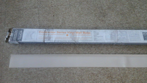 32 PCS ROPPE Vinyl Wall Base Cover Trim Molding 4" x 48" ALMOND H140LA5P184-Mega Mart Warehouse-Ultimate Unclaimed Freight Buyer and Seller Specialists