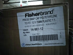 FISHERBRAND #14-961-12 SNAP CAPS FOR PLASTIC TUBES 12mm 1000/PK BOX OF 10-Mega Mart Warehouse-Ultimate Unclaimed Freight Buyer and Seller Specialists