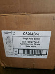 PASS & SEYMOUR CS20AC1-1 20A 120-277V AC SINGLE POLE SWITCH (CASE OF 50)-Mega Mart Warehouse-Ultimate Unclaimed Freight Buyer and Seller Specialists