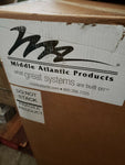 Middle Atlantic VWM-SD-8-36K-BW 8 SP. Low Profile Wall Rack, Solid Top, Black-Mega Mart Warehouse-Ultimate Unclaimed Freight Buyer and Seller Specialists
