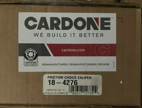 NEW Cardone 18-4276 Remanufactured Friction Choice Caliper