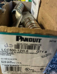 Lot of 6 Panduit LCC500-12W-6 Cooper Lug Brown Die P87  Compression Lug