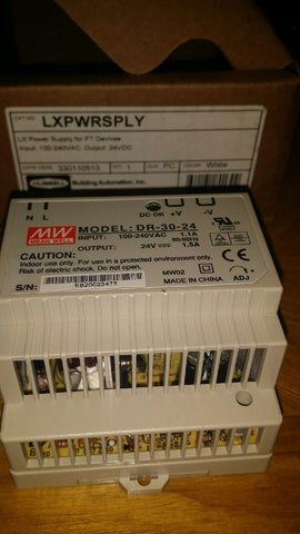 Hubbell LXPWRSPLY LX Power Supply for FT Devices MEAN WELL DR-30-24-Mega Mart Warehouse-Ultimate Unclaimed Freight Buyer and Seller Specialists