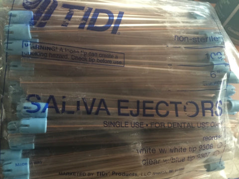 Saliva Ejectors by TIDI - LPC9307-Mega Mart Warehouse-Ultimate Unclaimed Freight Buyer and Seller Specialists