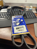 GENUINE NAPA GATES 6K739 Serpentine Belt - 0.84" X 74.50" **FREE SHIPPING**