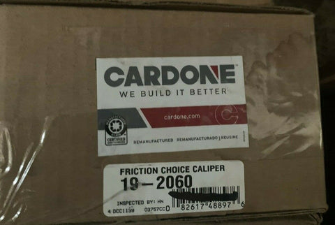 NEW Cardone 19-2060 Remanufactured Friction Choice Caliper