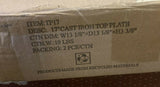 (2) JI BASES TP-17 RESTAURANT TABLE TOP PLATE FOR 30 X 30-inch 4-Prong Table-Mega Mart Warehouse