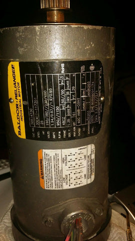 BALDOR 20514730 AC 1/4HP 460V-AC 950/1150RPM 48CZ 3PH ELECTRIC MOTOR-Mega Mart Warehouse-Ultimate Unclaimed Freight Buyer and Seller Specialists