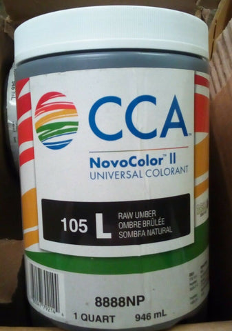 1 NovoColor II Colorant Zero VOC 8888N L Raw Umber 32 Ounce NEW-Mega Mart Warehouse-Ultimate Unclaimed Freight Buyer and Seller Specialists