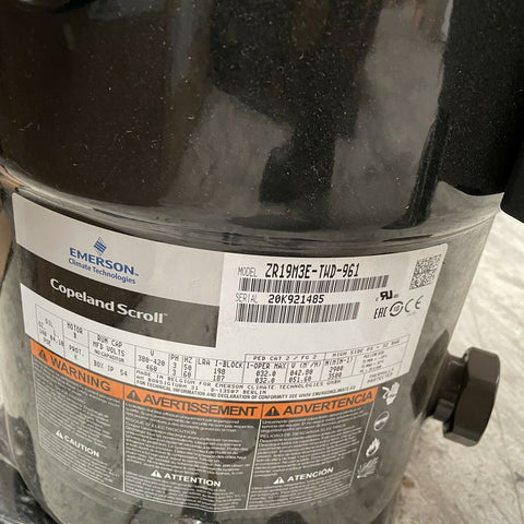 NEW Copeland ZR19M3E-TWD-961 Scroll Compressor
