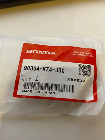 1 NUT, STEERING STEM; OEM HONDA NOS P/N 90304-KZ4-J30-Mega Mart Warehouse-Ultimate Unclaimed Freight Buyer and Seller Specialists