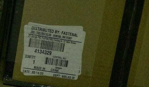 (1) New 25' Orange PVC ProFitter Ducting for 12" Axial Blower-Mega Mart Warehouse-Ultimate Unclaimed Freight Buyer and Seller Specialists