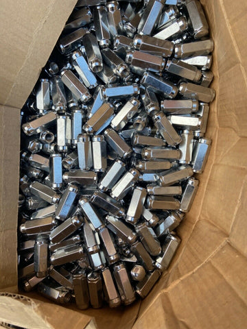 NEW 32 Acorn Lug Nuts 9/16 Thread 7/8 HEX 2.38" Tall For Dodge Ram 2500 3500-Mega Mart Warehouse