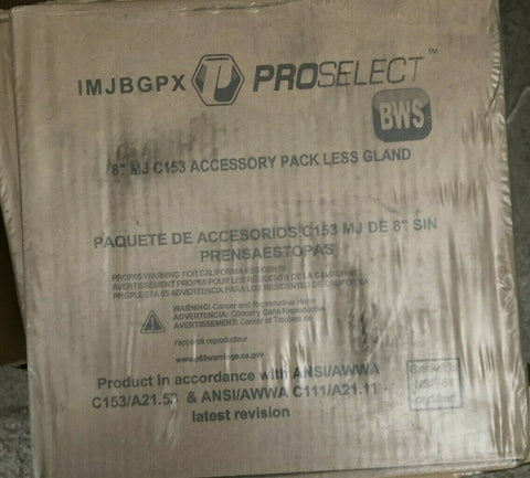 NEW Ferguson Waterworks 8" M.J. Bolt And Gasket Pack IMJBGPX-Mega Mart Warehouse