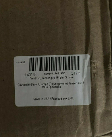 NEW (BOX OF 6) Camco 40145 Polypropylene Vent Lid - Jensen pre '94 pin,-Mega Mart Warehouse
