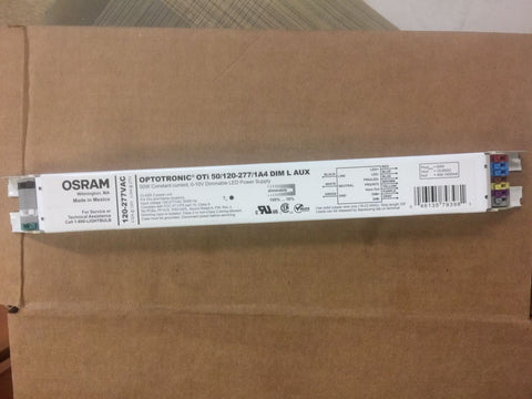 10 Sylvania 79398 50 watt 120/277 volt Dimmable LED OTI-50/120-277/1A4-DIM-L-AUX-Mega Mart Warehouse-Ultimate Unclaimed Freight Buyer and Seller Specialists