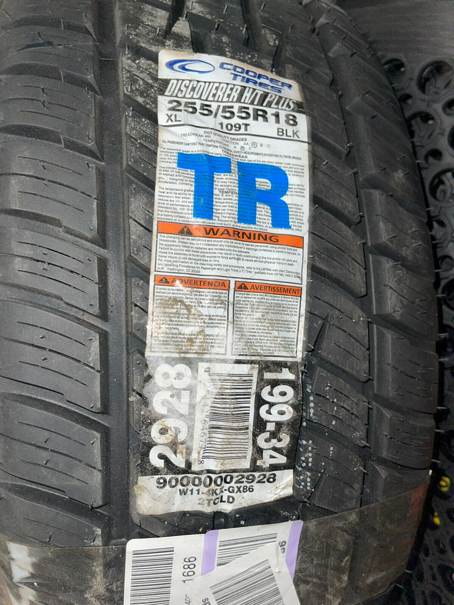 (1) NEW Cooper Tire Discoverer H/T Plus P255/55R18 109T **FREE SHIP...