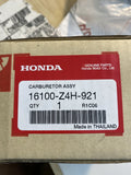BRAND NEW GENUINE Honda 16100-Z4H-921 Carburetor  16100Z4H921