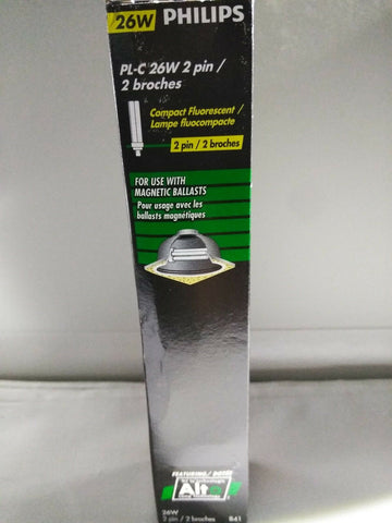 NEW PHILIP COMPACT FLUORESCENT 26W PL-C 26W2 OEM-Mega Mart Warehouse-Ultimate Unclaimed Freight Buyer and Seller Specialists