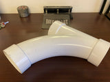 BRAND NEW NIBCO 4812- LR LONG RADIUS TY PVC K157400  4 HUB X HUB X HUB