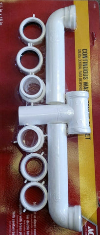 NEW Ace 43780 Continuous Waste Center Outlet 1.5" x 16" PVC  ( 3 PER LOT )