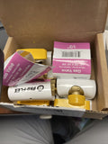 (5 PC CASE) Pro-Flex PFGVO-F12 Gas Valve 1/2in FIP X FIP Brass