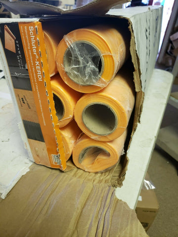 (6 PC CASE) NEW Schluter Kerdi Waterproof Tile Membrane 54 Sq ft, 3' 3" X 16' 5"-Mega Mart Warehouse-Ultimate Unclaimed Freight Buyer and Seller Specialists
