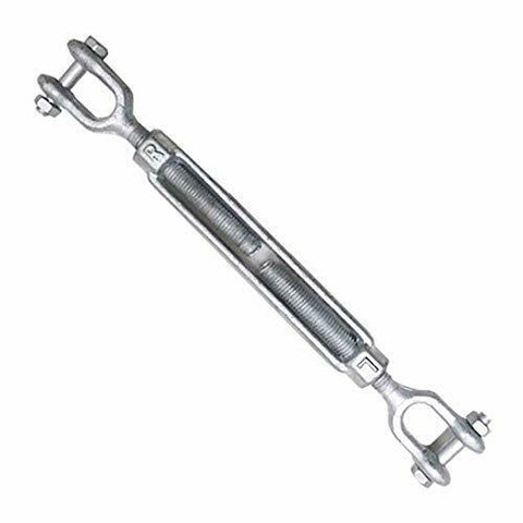 (20 PC LOT) 1/2" x 12" Jaw/Jaw Turnbuckles for Wire Rope cable **FREE SHIPPING**