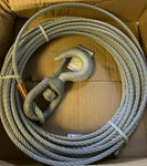 THERN WA25-60NS WIRE ROPE ASS 1/4" X 60' GALVANIZED WITH SWIVEL HOOK & SWAG NEW-Mega Mart Warehouse